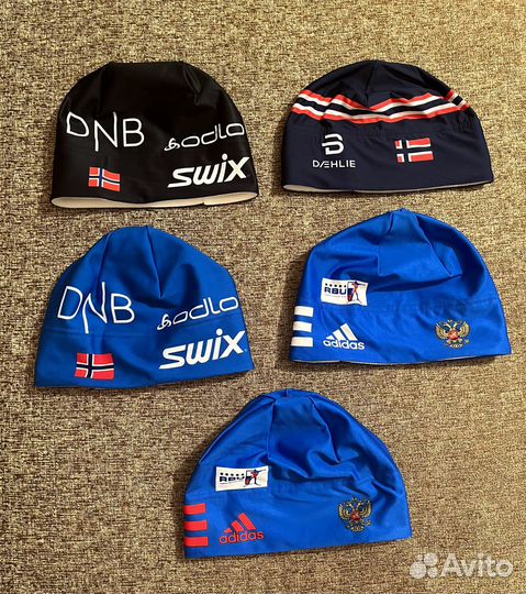 Лыжные шапочки Adidas/Swix/Kv+