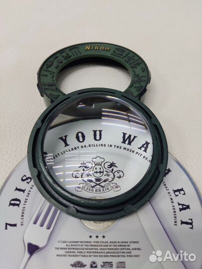 Лупа Nikon Пресспапье Металлическая Japan