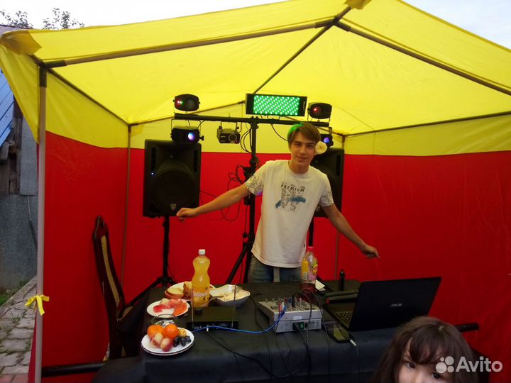 Диджей с палаткой на любой ваш праздник