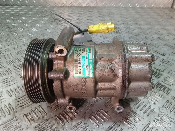 Компрессор кондиционера Peugeot 206 / Citroen C4