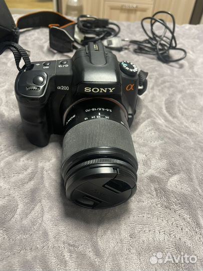 Зеркальный фотоаппарат sony a 200