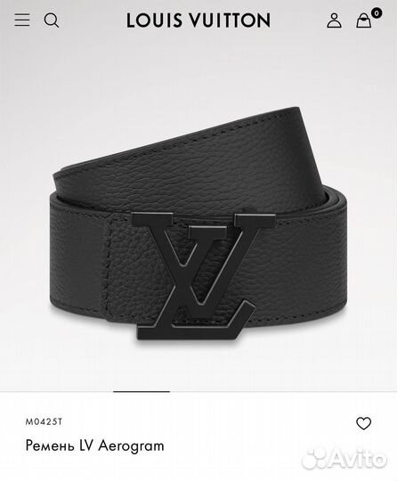 Ремень мужской Louis Vuitton