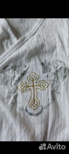 Детская крестильная рубашка новая