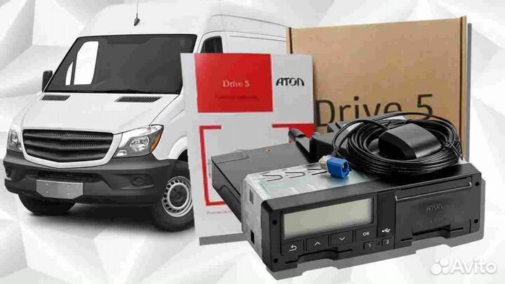 Автомобильный тахограф Атол.С установкой