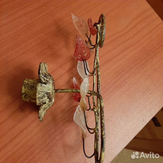 Подсвечник металлический винтаж СССР