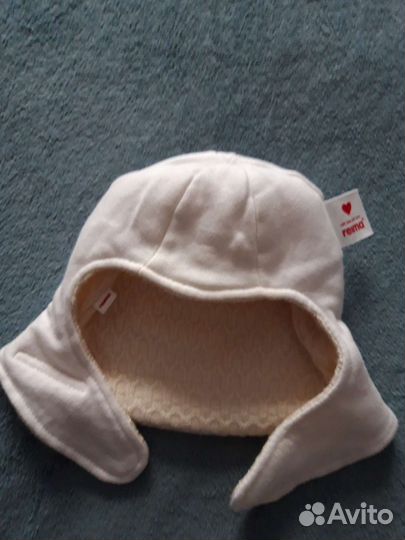 Шапка шлем reima для новорожденного, размер 36/38