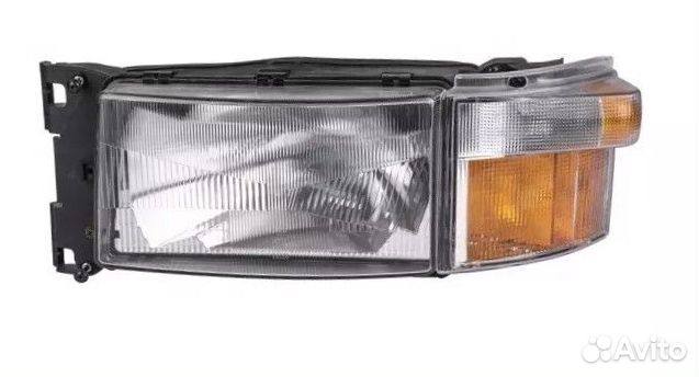 Фара правая Scania H4 с указателем поворота