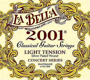 La Bella 2001L - струны для классической гитары, с