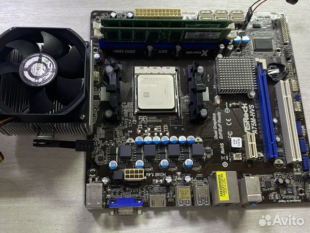 Комплект AMD A6-3600 Series + ASRock A75M-HVS купить в Благовещенске ...