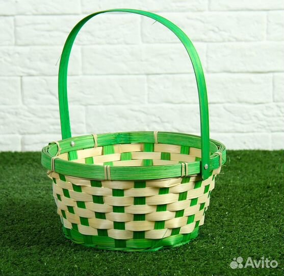 Корзина плетеная, бамбук