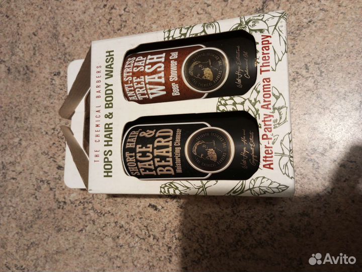 Гель для мытья бороды, волос