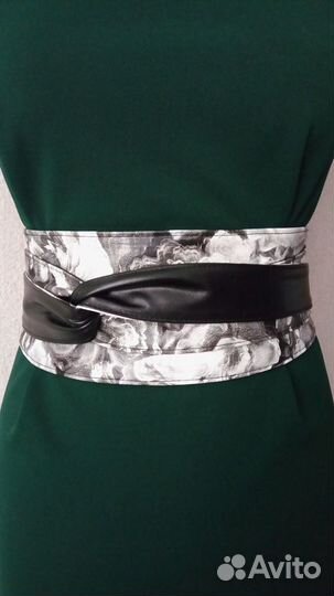 Женский широкий пояс кушак 236