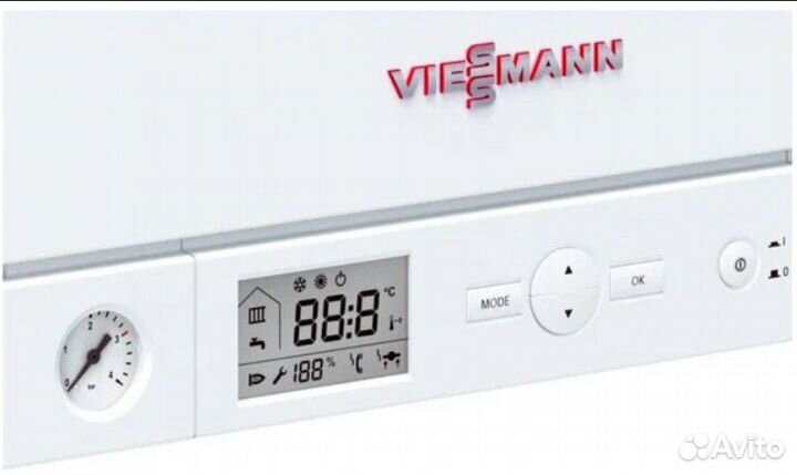 Котел газ viessmann Vitopend до 240м2,турбо,2конт