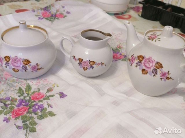 Сахарница, молочник, заварочный чайник