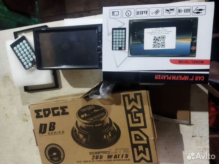 Авто магнитола и динамики