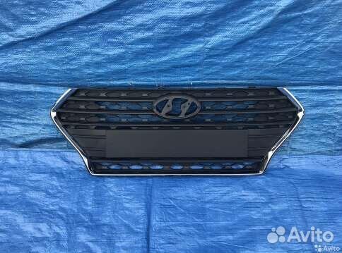 Решетка радиатора hyundai solaris 2017