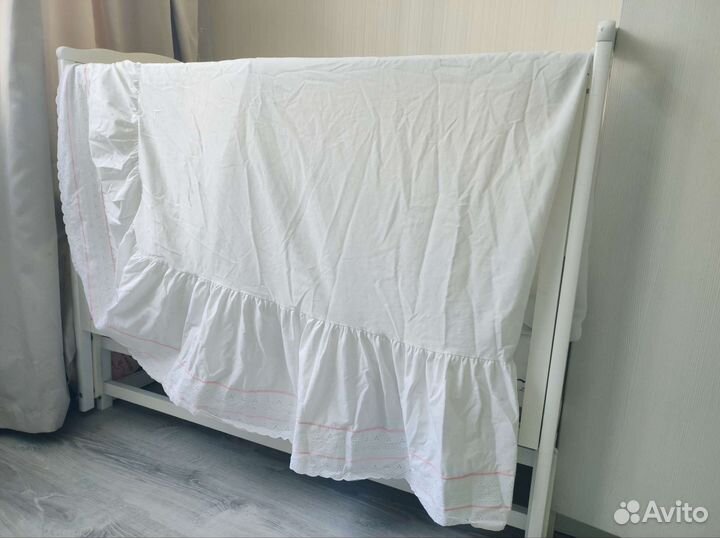 Хлопковое постельное белье б/у пакетом