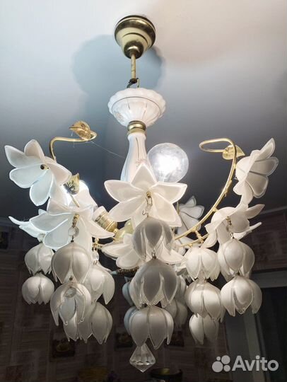Люстра потолочная винтаж