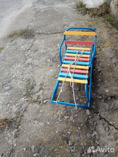 Детские зимние санки