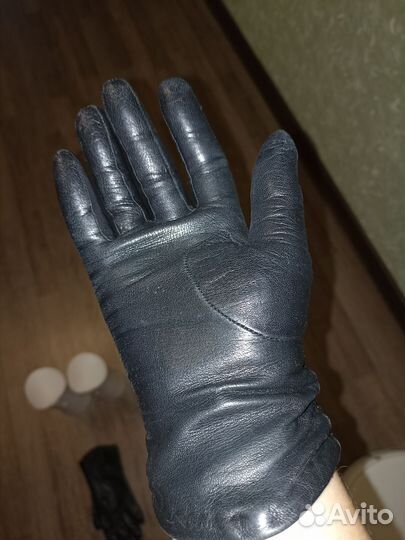 Перчатки кожаные