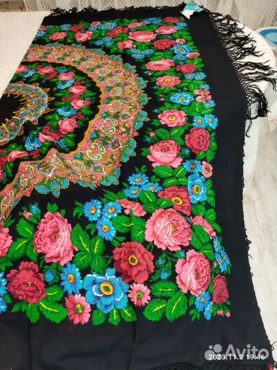 Платок павлопосадский 150х150 коллекция