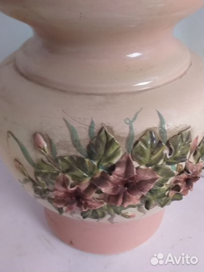 Парные напольные интерьерные вазы