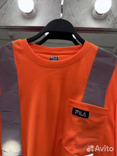 Лонгслив Fila рабочий сигналтный, 50 р