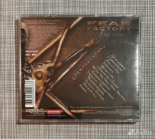Fear Factory - Archetype CD Rus