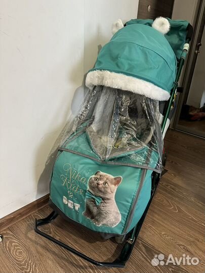 Коляска санки nika