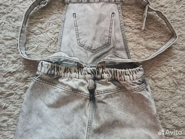 Джинсовый комбинезон для девочки р. 146-152