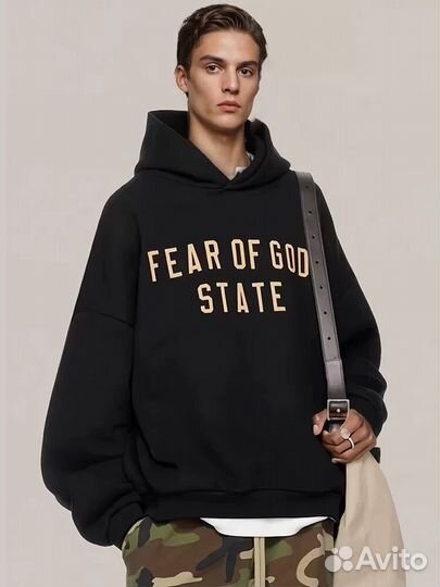 Худи оверсайз fear of god state