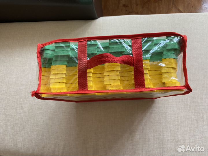 Детский коврик-пазл в упаковке 12 штук