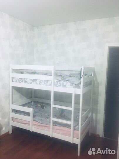 2х ярусная кровать из массива березы