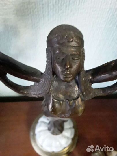 Подсвечники из бронзы. латуни