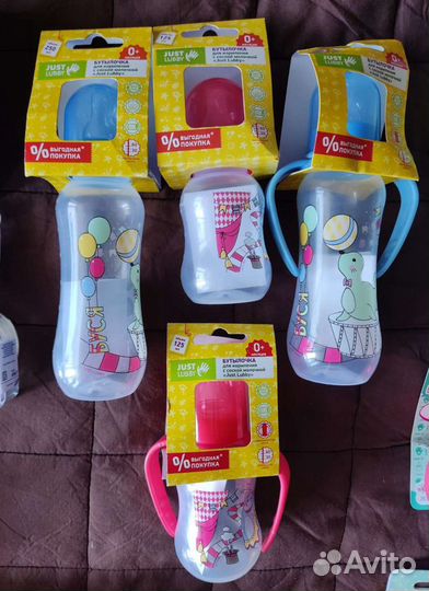 Бутылочки для кормления, Соски Avent, Lubby