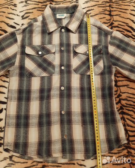 Рубашка для мальчика 134 утепленная