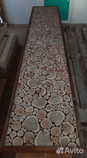 Панно из можжевельника