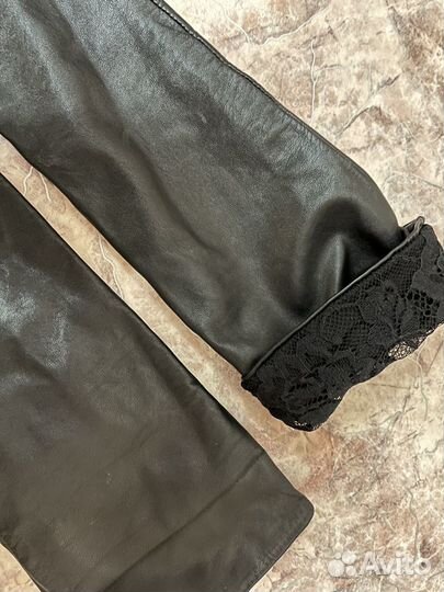 Перчатки женские кожаные