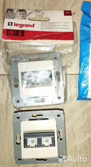 Розетки локальной сети RJ-45 Shneider, Legrand