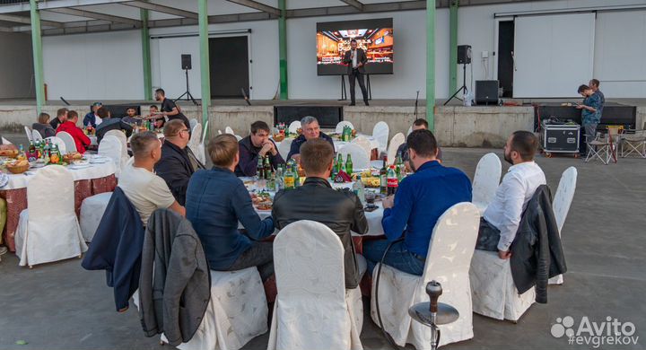 LED - экран 2х3м., звукоусиление 2 кВт