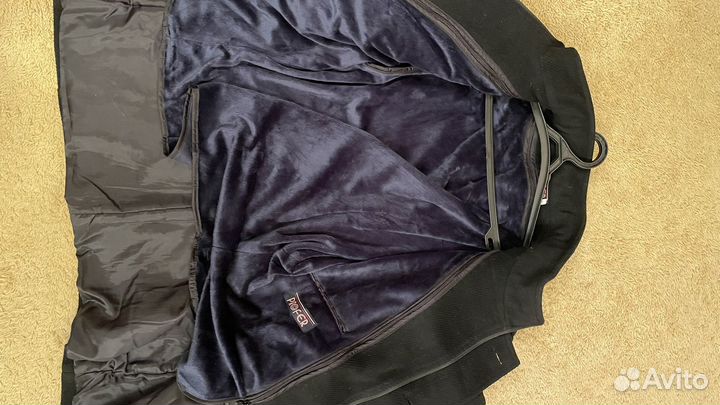 Пальто мужское с утепленной подстежкой