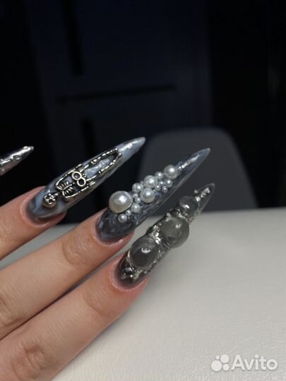 Маникюр наращивание