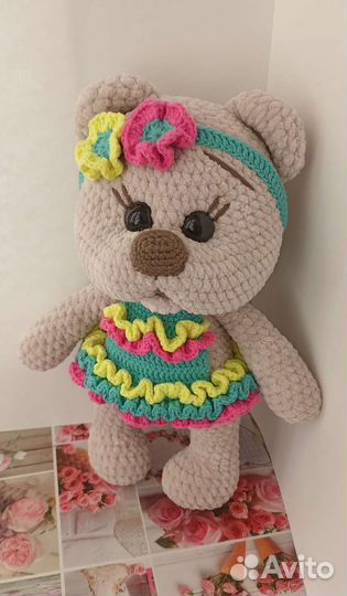 Мягкие вязаные игрушки ручной работы