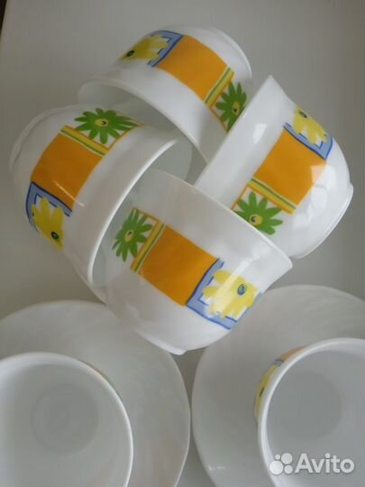 Чайный сервиз небьющийся (пр-во Франция) 6 персон