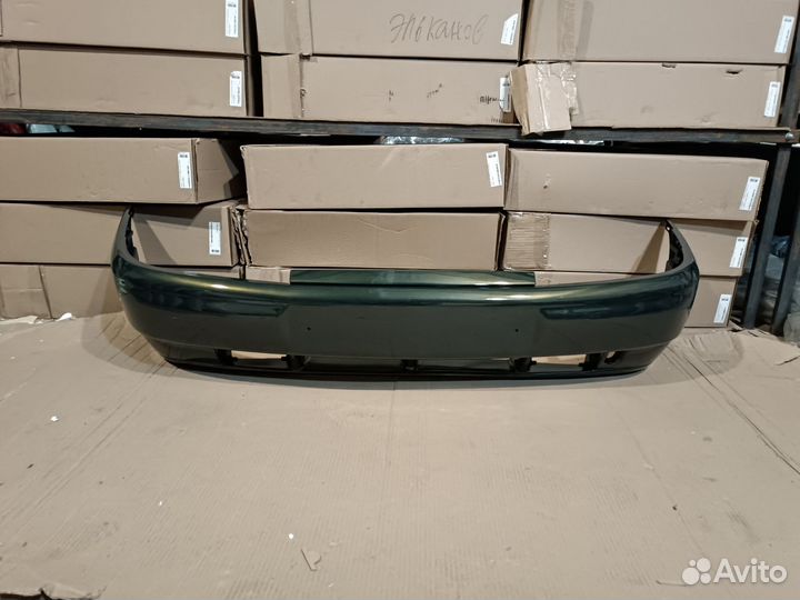 Бампер передний ваз 2110 золотистый темно зеленый