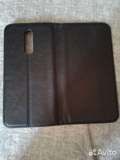 Чехол-книжка кожаный Xiaomi Redmi 8/кошелёк 2в1