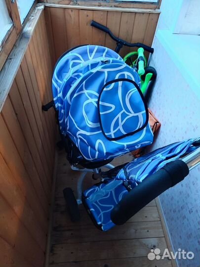 Детский трехколесный велосипед бу