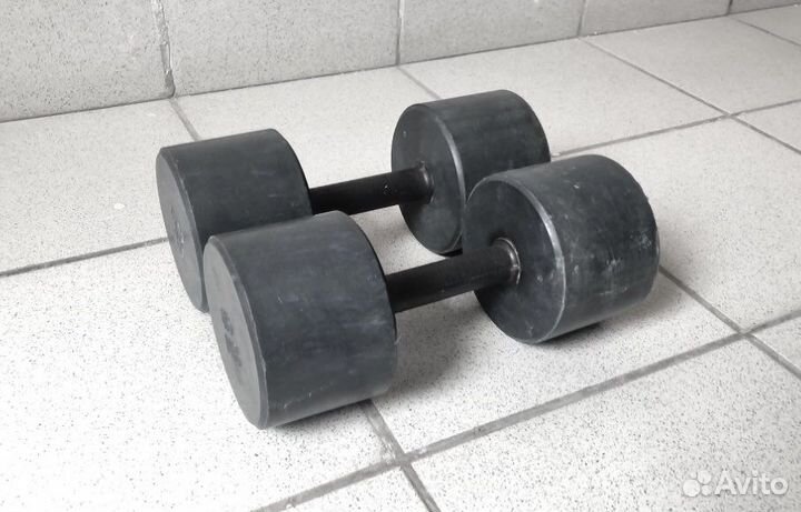 Гантели 28 кг. Литые
