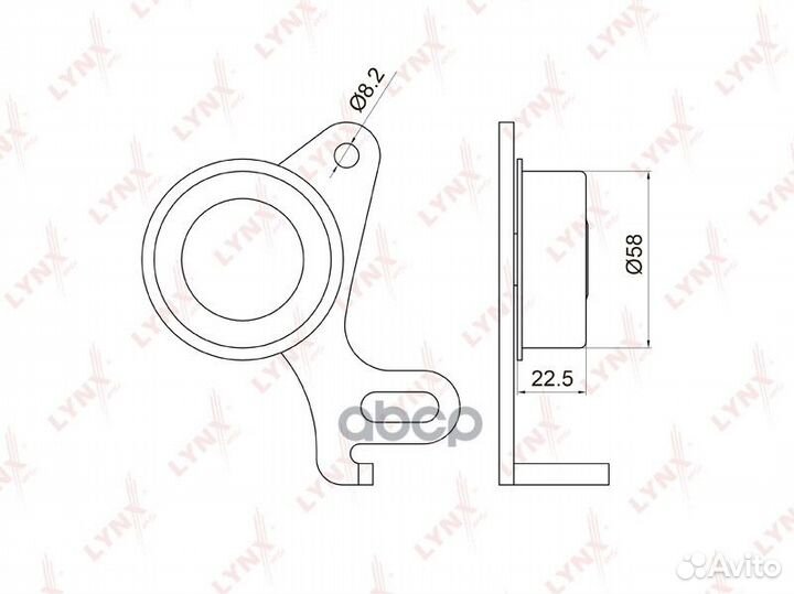 Ролик натяжной ремня грм PB1031 lynxauto