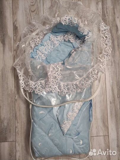 Конверт на выписку для мальчика весна осень